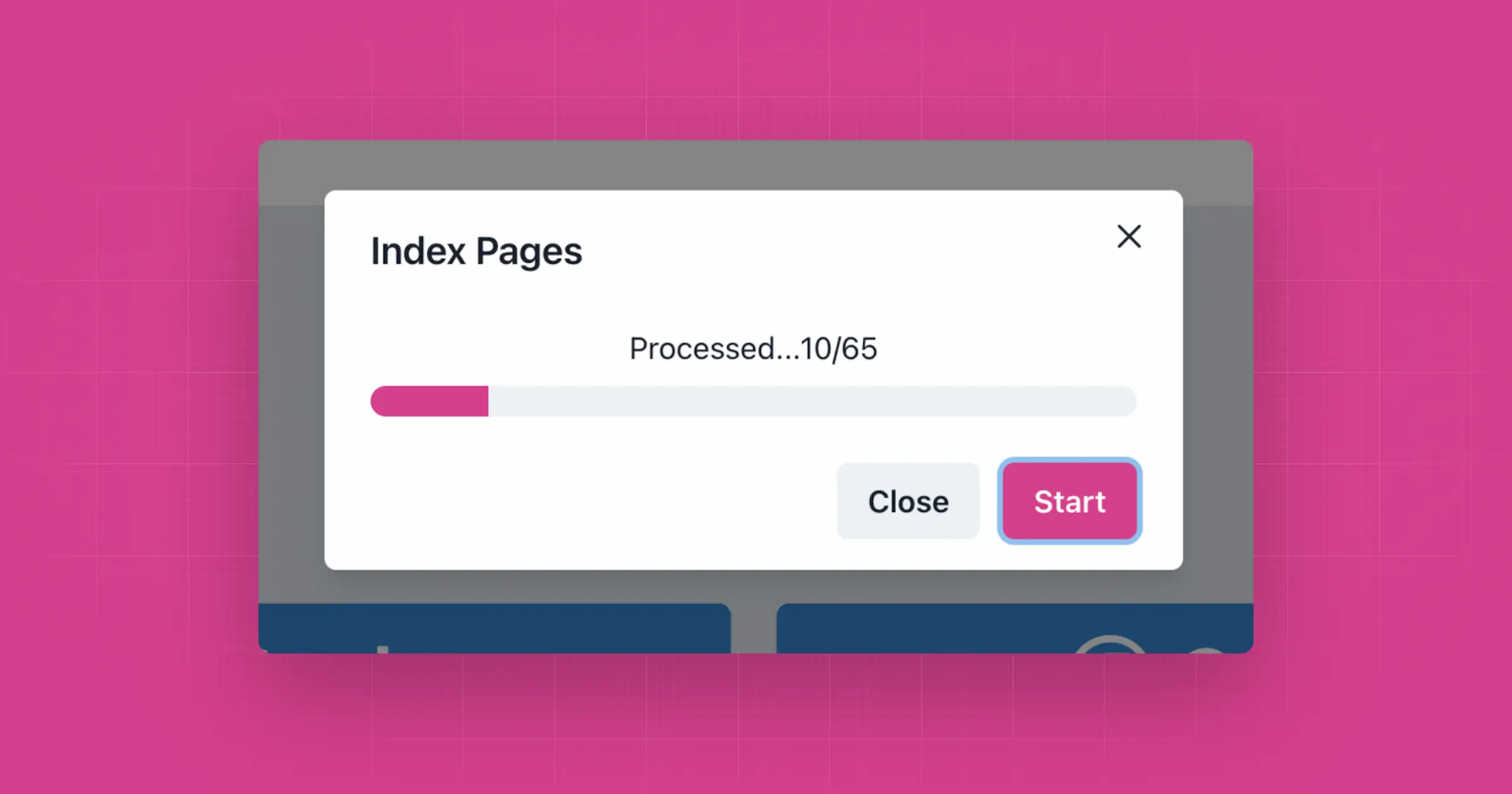 One click bulk indexing requests!